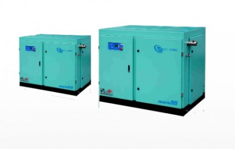 เครื่องปั๊มลมสกรูออยฟรี