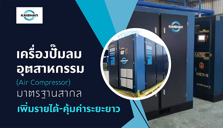 เครื่องปั๊มลมอุตสาหกรรม (Air Compressor) 